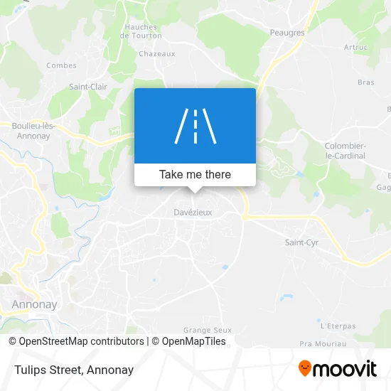 Rue Des Tulipes map