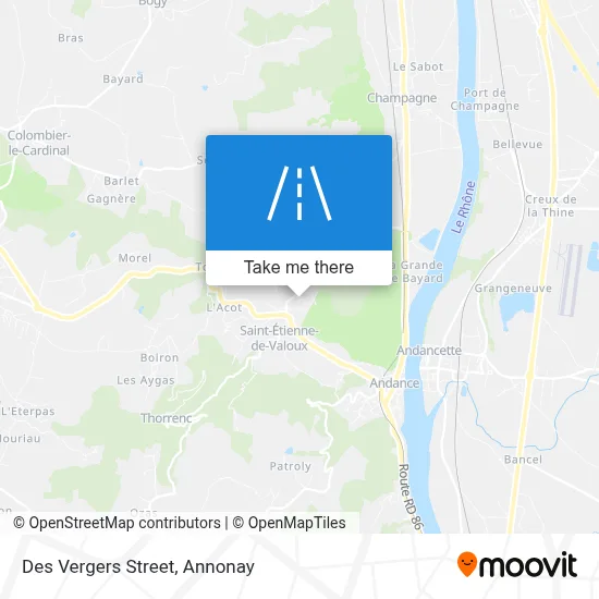 Rue Des Vergers map