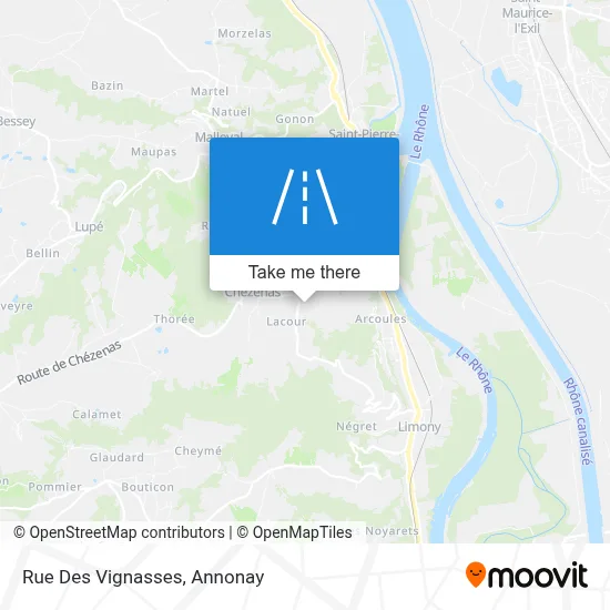 Rue Des Vignasses map