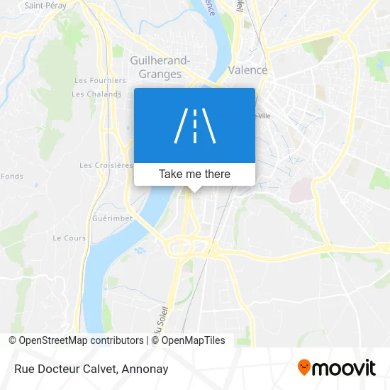 Rue Docteur Calvet map