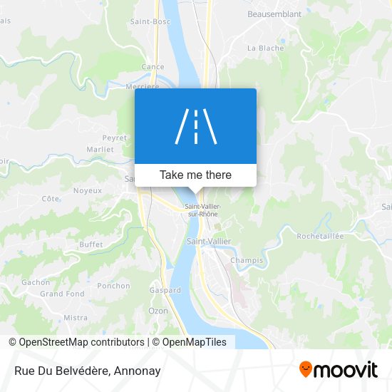 Rue Du Belvédère map