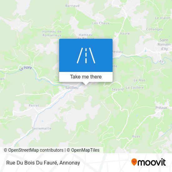 Rue Du Bois Du Fauré map