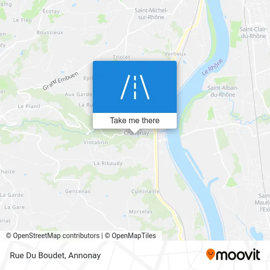Rue Du Boudet map