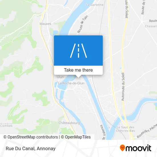 Rue Du Canal map