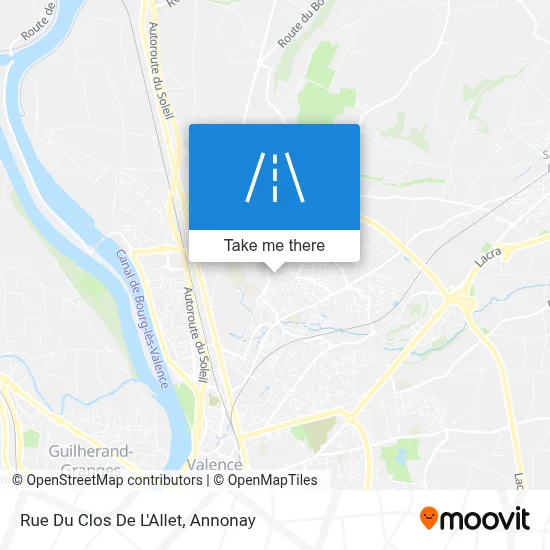 Rue Du Clos De L'Allet map
