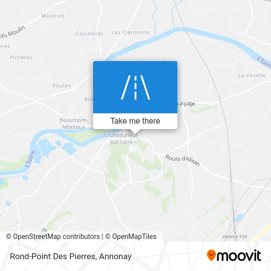 Rond-Point Des Pierres map