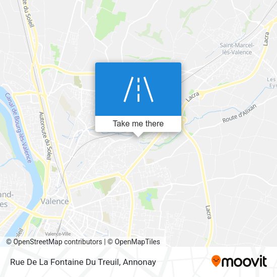 Rue De La Fontaine Du Treuil map