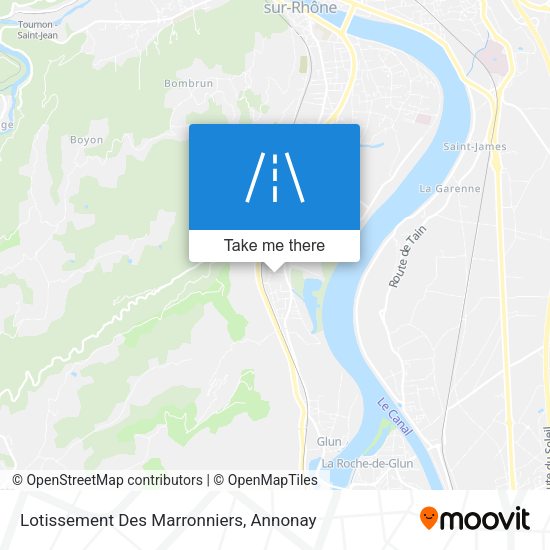 Lotissement Des Marronniers map