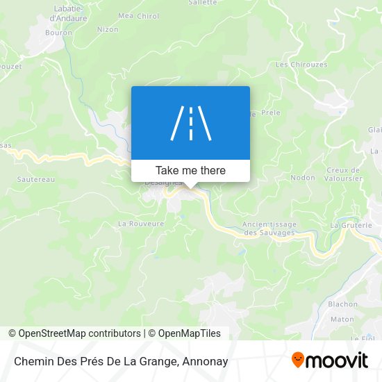 Chemin Des Prés De La Grange map