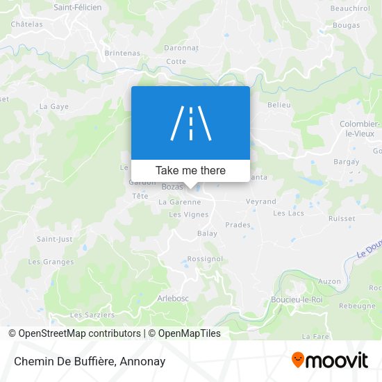 Chemin De Buffière map