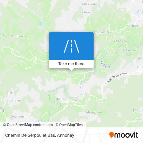 Chemin De Serpoulet Bas map