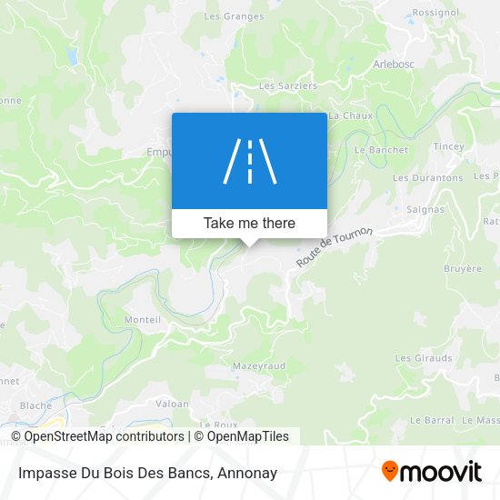 Impasse Du Bois Des Bancs map