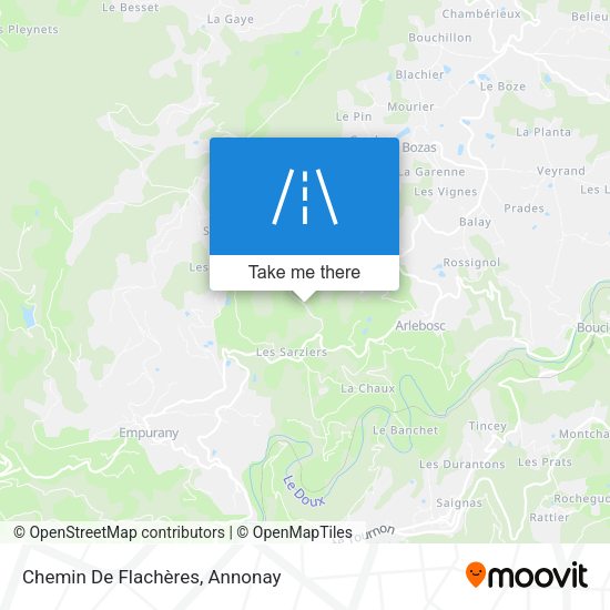 Chemin De Flachères map