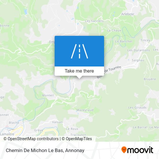 Chemin De Michon Le Bas map