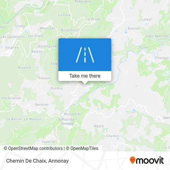Chemin De Chaix map