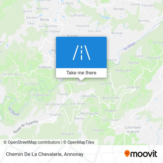 Chemin De La Chevalerie map