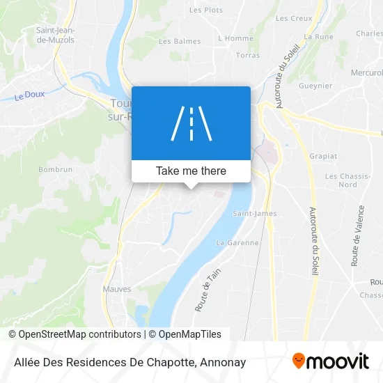 Allée Des Residences De Chapotte map