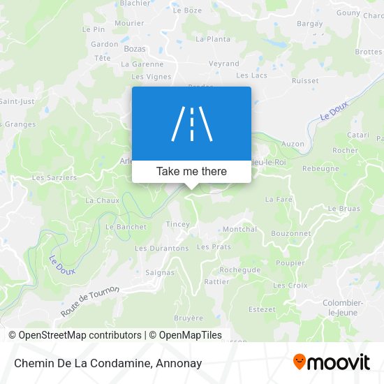 Chemin De La Condamine map