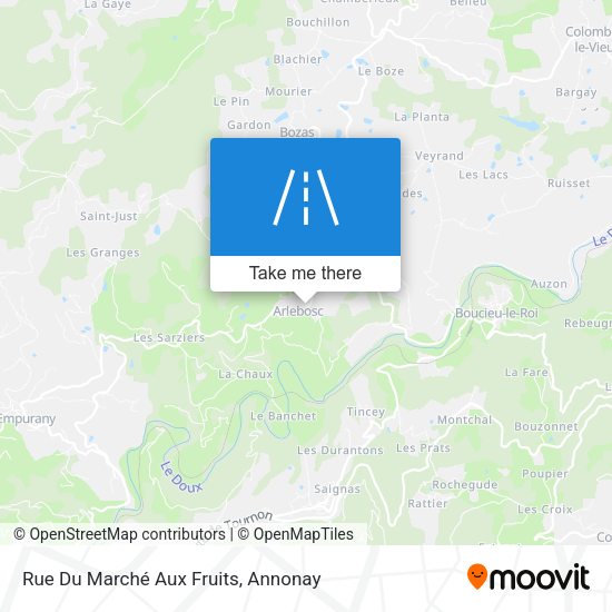 Rue Du Marché Aux Fruits map