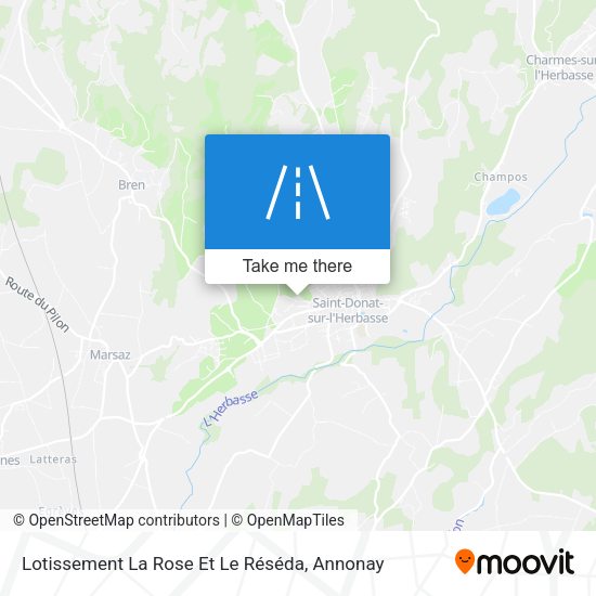 Lotissement La Rose Et Le Réséda map