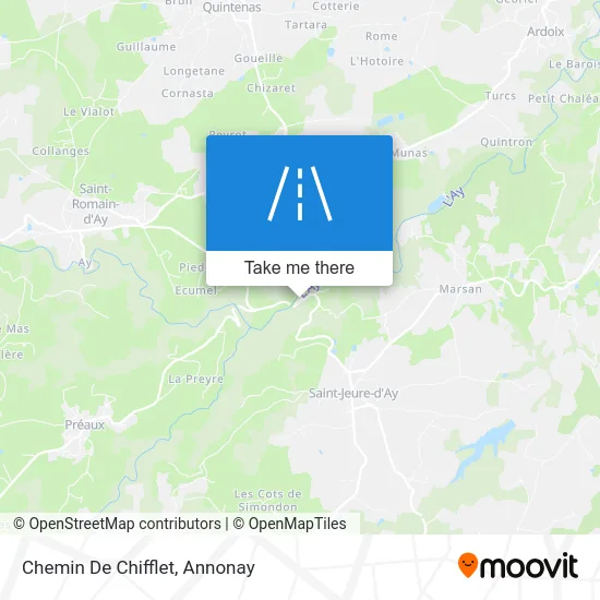 Chemin De Chifflet map