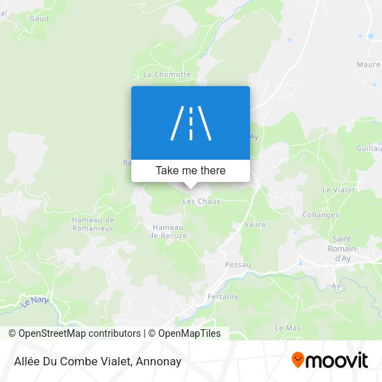 Allée Du Combe Vialet map