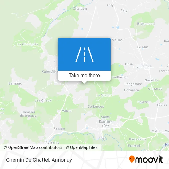 Chemin De Chattel map