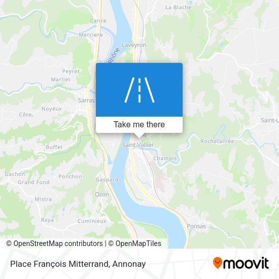 Place François Mitterrand map
