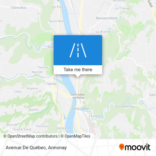 Avenue De Québec map