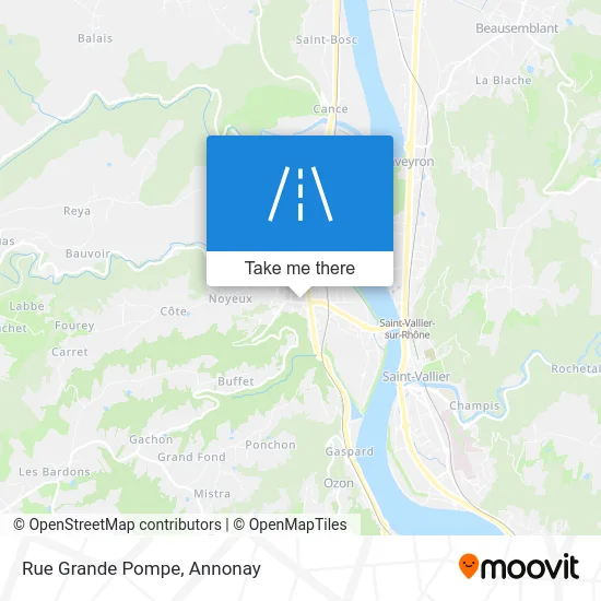 Rue Grande Pompe map