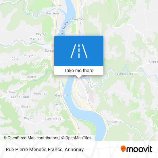 Rue Pierre Mendès France map