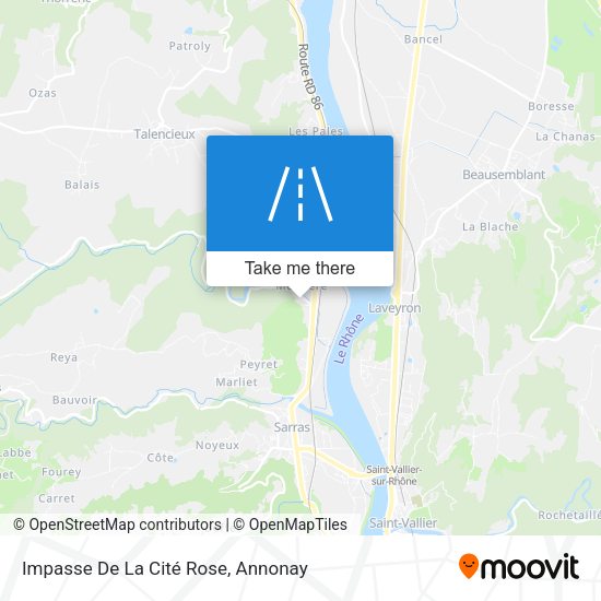 Impasse De La Cité Rose map
