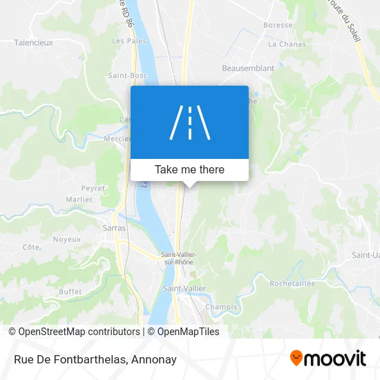 Rue De Fontbarthelas map