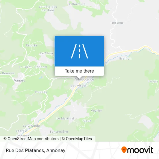 Rue Des Platanes map