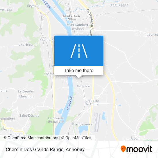Chemin Des Grands Rangs map