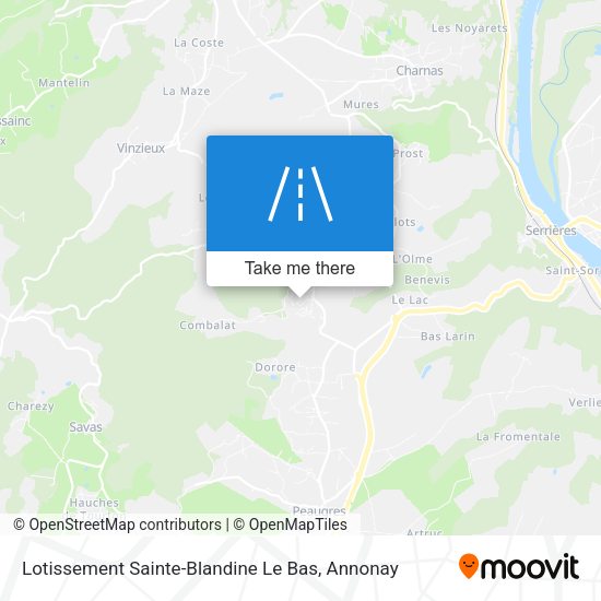 Lotissement Sainte-Blandine Le Bas map
