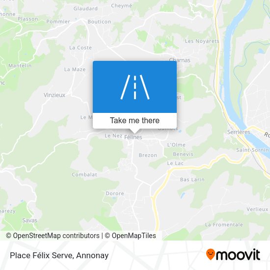 Place Félix Serve map