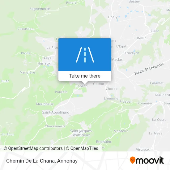 Chemin De La Chana map