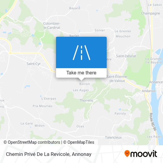 Chemin Privé De La Revicole map