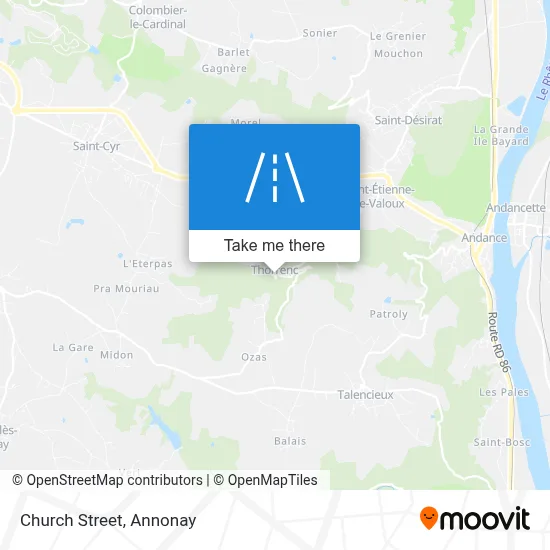 Rue De L'Église map