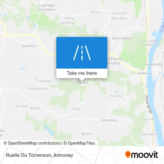 Ruelle Du Torrenson map