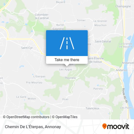 Chemin De L'Éterpas map