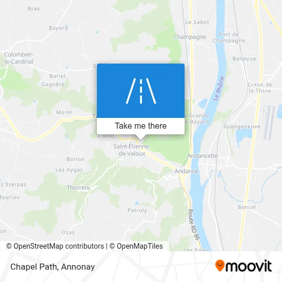 Chemin De La Chapelle map