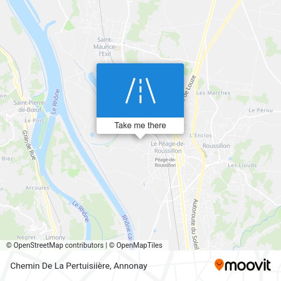 Chemin De La Pertuisiière map