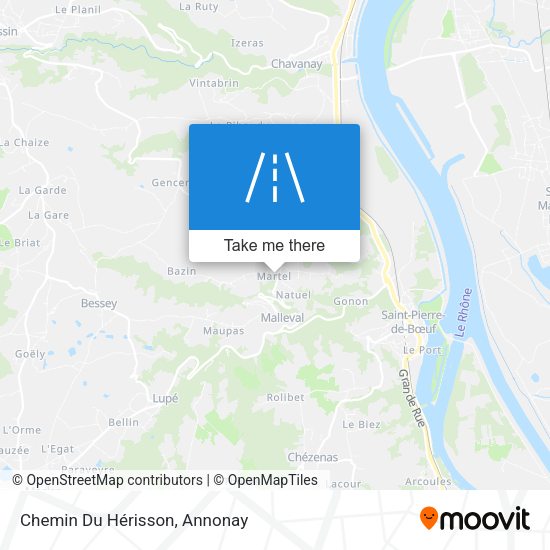 Chemin Du Hérisson map