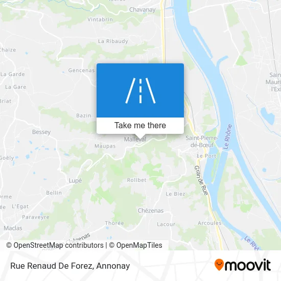 Rue Renaud De Forez map