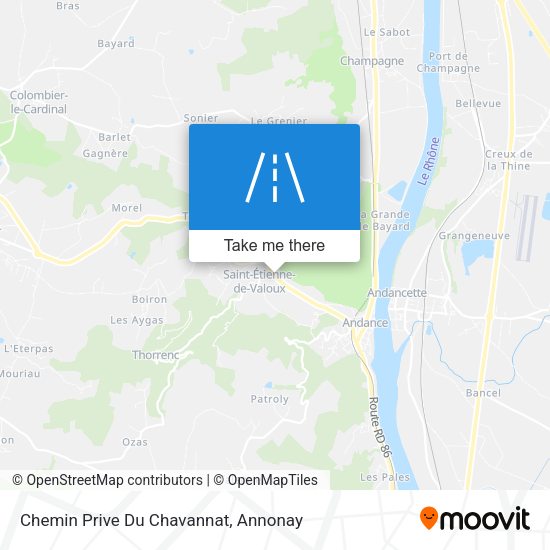Chemin Prive Du Chavannat map
