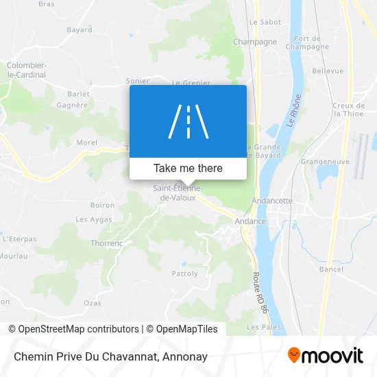 Chemin Prive Du Chavannat map