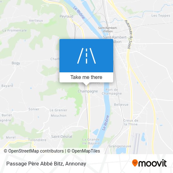 Passage Père Abbé Bitz map