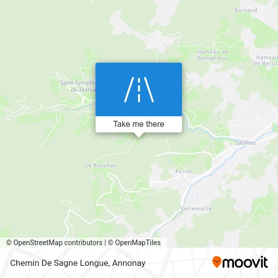 Chemin De Sagne Longue map